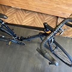 【PRECISION 6061 前後タイヤ・チューブ新品！】アルミフレーム　2×8速　700×28cロードバイク　マットブラック