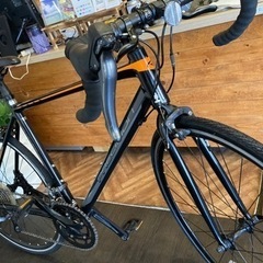 【PRECISION 6061 前後タイヤ・チューブ新品！】アルミフレーム　2×8速　700×28cロードバイク　マットブラック