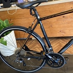 【PRECISION 6061 前後タイヤ・チューブ新品！】アルミフレーム　2×8速　700×28cロードバイク　マットブラック