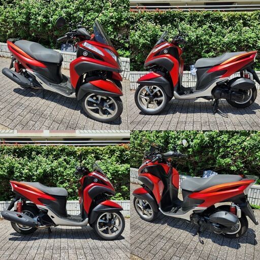 【普通免許仕様もOK】トリシティ125 SE82J 走行2.1万km台 YSS製リアサス グリップヒーター★TRIX★ 普通免許仕様もOK】トリシティ125 SE82J 走行2.1万km台 YSS製リアサス