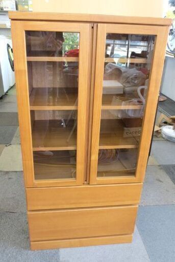 直営店買付】 幅60㎝ 書棚 食器棚 高さ121×奥行45
