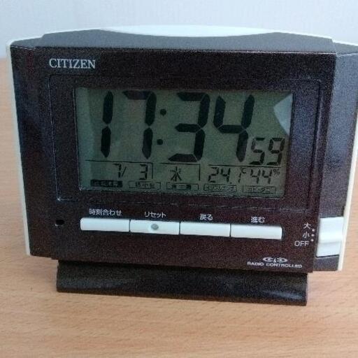 0703-241 CITIZENデジタル置時計
