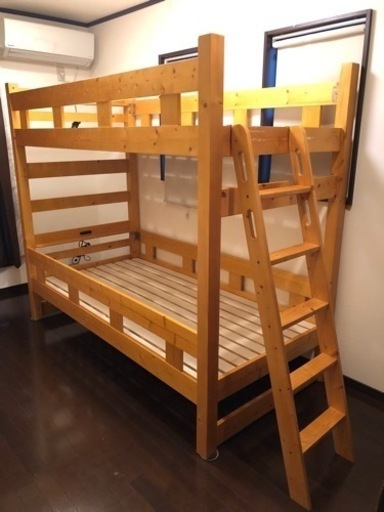 家具 ベッド 宮付き二段ベッド
