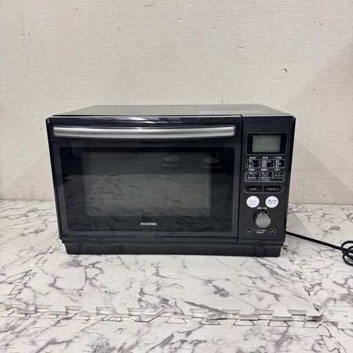 18517  IRIS OHYAMA スチーム　オーブンレンジ　フラットテーブル 2018年製 50/60Hz ◆大阪市内・東大阪市他 6,000円以上ご購入で無料配達いたします！◆ ※京都・高槻・枚方方面◆神戸・西宮・尼崎方面◆生駒方面、大阪南部方面　それぞれ条件付き無料配送あり！