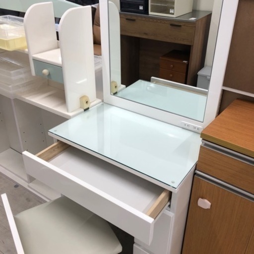 ドレッサー　ナチュラル　ホワイト【トレファク堺福田店】