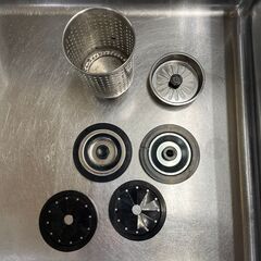 ステンレス製 2槽シンク 厨房用品 業務用 バックガードあり W1195×D600×H985mm Y0047