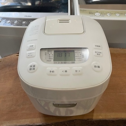アイリスオーヤマ　5.５号炊き炊飯器　2023年製　RC-MEA50-W 1ヶ月保障付き【リサイクルショップ道楽屋】