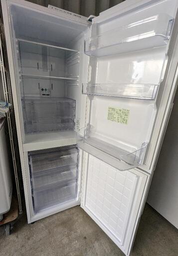 シャープ 2ドア冷凍冷蔵庫 SJ-AK31F-W 2020年製 310L 右開き