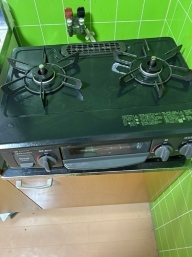【定価18,800でした】【使用半年】【ガスコンロ】KG35NBK、保証書つき