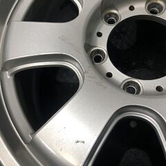 BS BRIDGESTONE NR280 社外ホイール 17インチ 4本 7.5J6HPCD139.7+35 パジェロ等　(VHQ048)