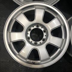 BS BRIDGESTONE NR280 社外ホイール 17インチ 4本 7.5J6HPCD139.7+35 パジェロ等　(VHQ048)