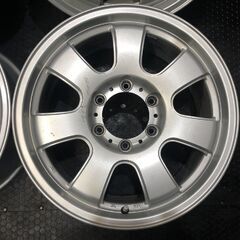 BS BRIDGESTONE NR280 社外ホイール 17インチ 4本 7.5J6HPCD139.7+35 パジェロ等　(VHQ048)