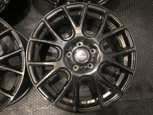 AUTOWAY Verthandi オートウェイ ヴェルザンディ 17インチ 4本 7J5HPCD114.3+53 ブラック ヴォクシー レヴォーグ等　(VHQ049) AUTOWAY Verthandi オートウェイ ヴェルザンディ 17インチ 4本
