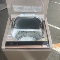  🌈福岡市内配送設置無料✨🌈　日立 HITACHI ビートウォッシュ たて型洗濯乾燥機（10.0kg） 自動お掃除搭載 シャンパン BW-D10XTV N