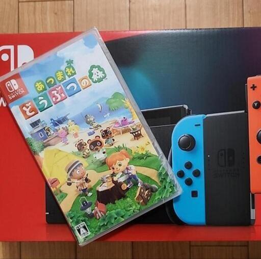 Nintendo Switch本体＋あつまれどうぶつの森ソフト【未使用】