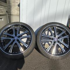 20インチタイヤ付き4本セットアルファード、ベルファイア  