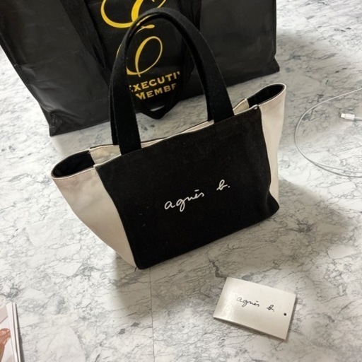 アニエスベー　ボヤージュ　リバーシブル　トートバッグ