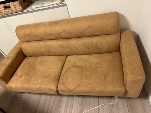 家具 ソファ 3人掛けソファ　コンセントつき