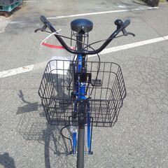 SOUTERNPORT　２６インチ　シングル　軽快車　ママチャリ　青/黒【219】