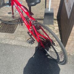 リサイクルショップどりーむ荒田店 No1334 クロスバイク　Air-on　前後ギア切り替え付き　２１段変速　軽量アルミフレーム　新車購入時から半年程　状態良好♪　新車の半額♪