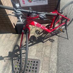 リサイクルショップどりーむ荒田店 No1334 クロスバイク　Air-on　前後ギア切り替え付き　２１段変速　軽量アルミフレーム　新車購入時から半年程　状態良好♪　新車の半額♪ リサイクルショップどりーむ荒田店 No1334 クロスバイク Air-on 前後