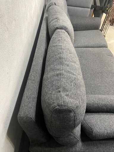 大幅値下げ！13,200円→8,800円 ソファ No.13636 オットマン付き 布 
