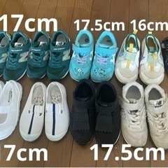 子供　スニーカー　ニューバランス　asics NIKE 上履　瞬...