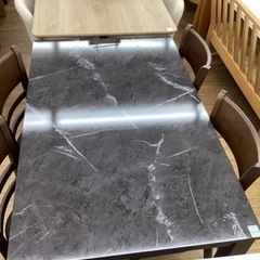 KG-16【新入荷　アウトレット】ルビー　ダイニング5点セット　ブラウン