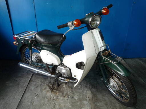 HONDA スーパーカブ50 緑 格安提供車 エンジン始動確認 半額配送キャンペーン 期間限定車体本体価格 現状渡し諸経費０円 激安 横浜 P-Yard