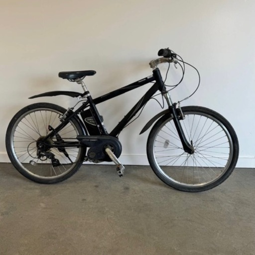 605(S)□岐阜発　△Panasonic/HURRYER/電動アシスト自転車/26インチ/7段変速/充電器無し/バッテリー8.9Ah/走行確認/防犯有り/現状品　R6.6/5□