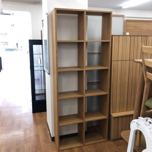 スタッキングシェルフ　無印良品　キズヨゴレ使用感大　ナチュラル【取りに来れる方限定！】