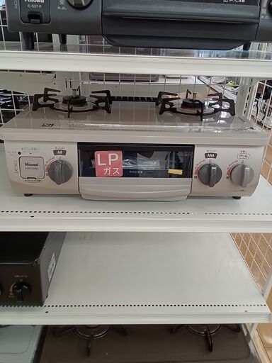 ★ジモティ割あり★ リンナイ ガステーブル　LP用  18年製 動作確認／クリーニング済み TK2496