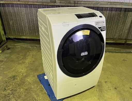 G57561　ドラム式洗濯機 10.0kg 日立 BD-SG100CL 2018　訳あり　厚木市