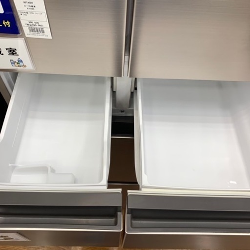 【軽トラ無料貸し出し】【HITACHI】【6ドア冷蔵庫475L】【トレファク所沢店】\n 軽トラ無料貸し出し】【HITACHI】【6ドア冷蔵庫475L