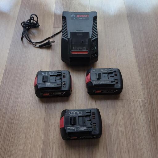 ボッシュ18Vバッテリー充電器セット