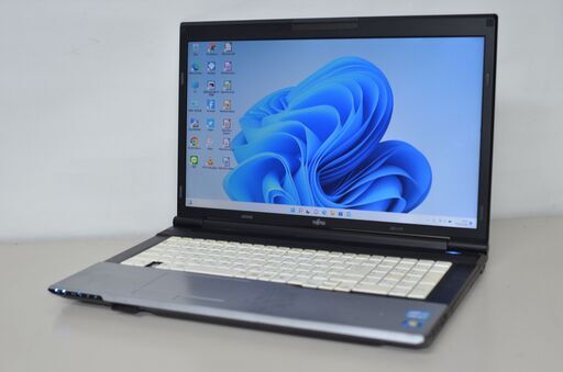 中古ノートパソコン 富士通 N532/E Windows11+office 新品爆速SSD256GB core i5-3320M/メモリ8GB/17.3インチ/無線内蔵/DVDマルチ搭載