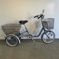 608(S)□岐阜発　△BRIDGESTONE/WAGON/ブリジストン/ワゴン/大人用三輪自転車/変速スイング無し/走行確認/防犯有り/現状品　R6.6/5□