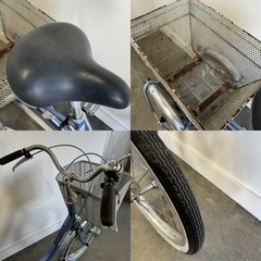 608(S)□岐阜発　△BRIDGESTONE/WAGON/ブリジストン/ワゴン/大人用三輪自転車/変速スイング無し/走行確認/防犯有り/現状品　R6.6/5□