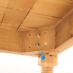 CRASH GATE(クラッシュゲート)/knot antiquesのキリン ダイニングテーブルです。クラシカルなろくろ脚と温かみのあるパイン古材を使用したレトロな食卓はヴィンテージテイストなどにも♪