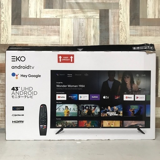 即日受渡❣️全国送料込展示品4K50型AndroidTV地デジ.BS.CS視聴可 即日受渡❣️全国送料込展示品4K50型AndroidTV地デジ.BS.CS視聴