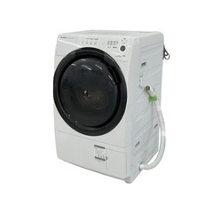 SHARP シャープ ES-S7F WL ドラム式 洗濯 乾燥機 洗濯機 左開き 2021年