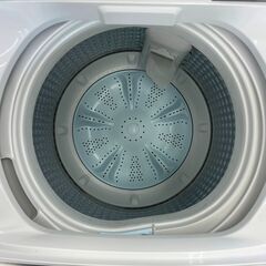 6ヶ月保証付き！！　洗濯機　アクア　AQW-S6PBK　2023　幅(W)525mm × 奥行(D)500mm ×  高さ(H)890mm