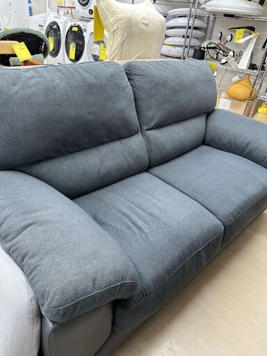 ジモティ来店特価!!　3人がけソファー　ニトリ　ネイビー　J-0719