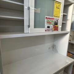 ジモティ来店特価!! 食器棚 ホワイト J-0721