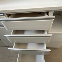 ジモティ来店特価!! 食器棚 ホワイト J-0721