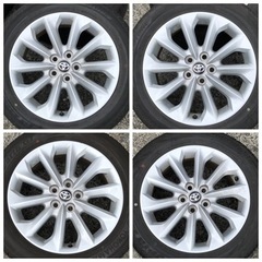 カローラツーリング純正ホイール夏タイヤ付き　8部山