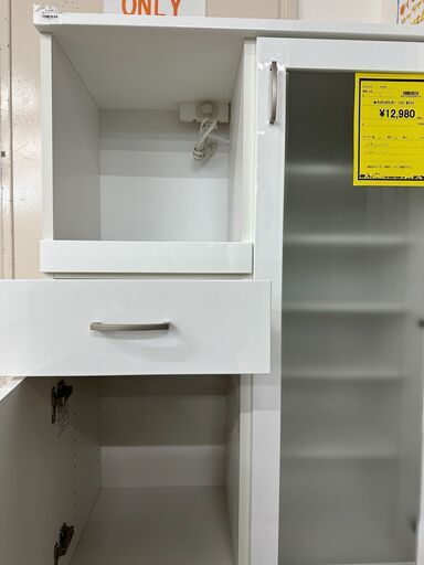 ジモティ来店特価!!　キッチンカウンター　ニトリ　ホワイト　　J-0730