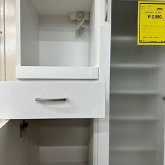 ジモティ来店特価!!　キッチンカウンター　ニトリ　ホワイト　　J-0730 ニトリ（NITORI） キッチンカウンター(セラミック天板リガーレ160CT WH