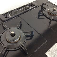 （7/25受渡済）JT9105【NORITZ/ノーリツ ガスコンロ LPガス】美品 2020年製 NLG2280Q1LGM 家電 キッチン レンジ ガステーブル 右側強火 ホーロートップ