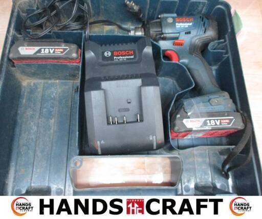 ボッシュ　BOSCH　GDX18V-180　インパクトレンチ　バッテリ18V 2.0Ah二個/充電器付き　中古品　【ハンズクラフト宜野湾店】